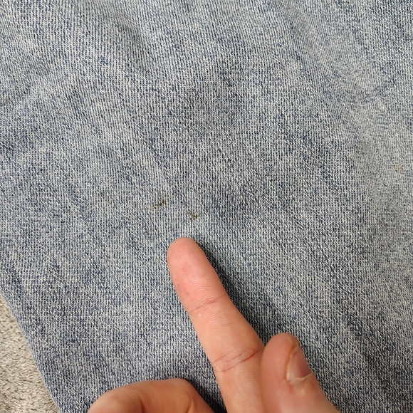 Judy Blue Jeans Womens 29 Blue Wide Leg Cropped Button Fly Medium‎ Stretch Denim - Picture 3 of 16